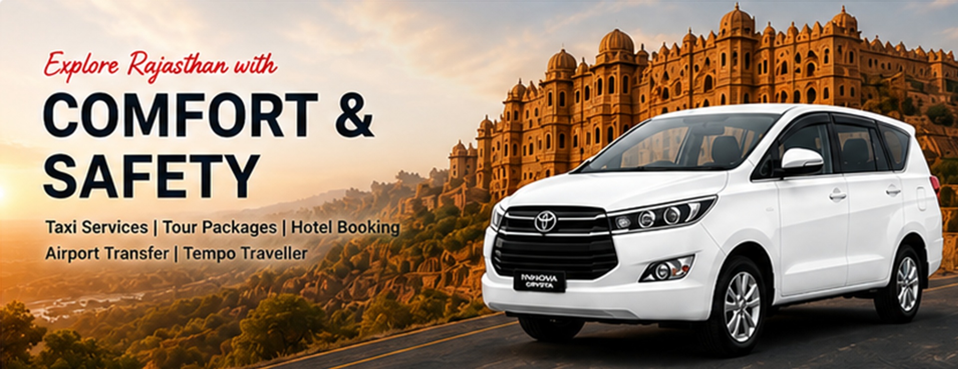 Explore Rajasthan with comfort and safety
